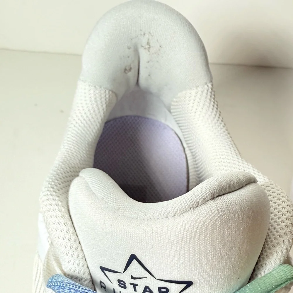 Nike Kids White and Pastel Sneakers